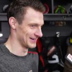 Jacques Martin, Dominik Kubalik and Brady Tkachuk Pregame Availability vs VAN