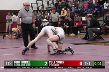2022 SE AAA final - 113 - Tony Burke (Council Rock North) vs Cole Smith (Spring-Ford)
