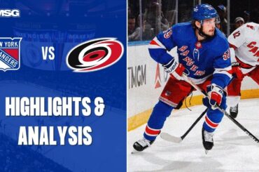 Rangers Suffer Worse Loss Of Season In First Game Of 2024 To Canes | New York Rangers