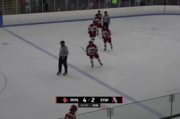 Saint John's Shrewsbury Pioneers vs Pope Francis Cardinals | MIAA Boys Varsity Hockey