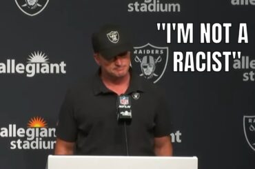 Jon Gruden Addresses Racist Allegations In Press Conference After Bears vs Raiders Game