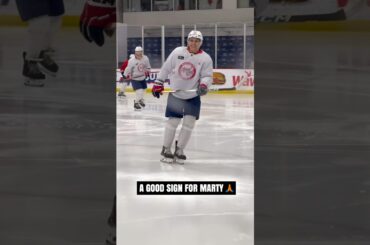 Martin Fehervary practiced with the Capitals on Monday morning after missing Saturday’s game.