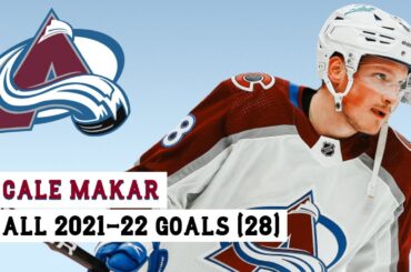 Cale Makar (#8) All 28 Goals of the 2021-22 NHL Season
