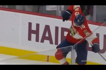 This oleic pass from goaltender Spencer Knight will hit the January heats. @FremNHL #sports #nhl