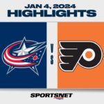 NHL Highlights | Blue Jackets vs. Flyers - January 4, 2023