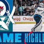 San Jose Sharks vs. Winnipeg Jets - Game Highlights