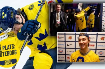 Liam Öhgrens imitation av Östlunds målgest: "1–5? Det är en sexa"