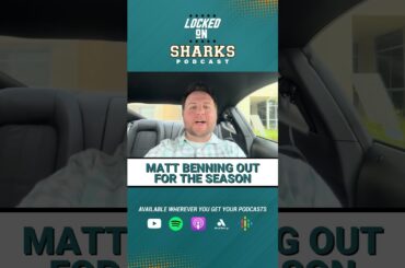 BREAKING NEWS: Matt Benning Out For The Remainder Of The Season After Having Successful Hip Surgery