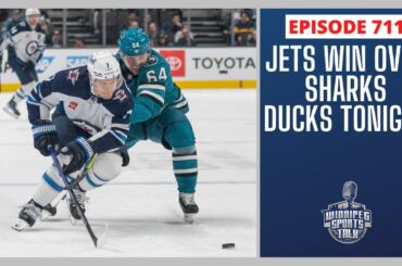 Winnipeg Jets win over San Jose Sharks, play vs. Anaheim tonight, Hartman speaks