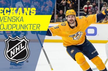 4.12: Forsberg och Wennberg med några av veckans svenska höjdpunkter 🇸🇪 Top 10 Plays/Week