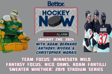 2024 Winter Classic + Fantasy Focus + Minnesota Wild Talk | Bettor Hockey Now 🏒