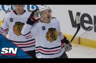 Blackhawks' Boris Katchouk Scores Short-Handed Goal, Goads New Jersey Crowd With Celebration