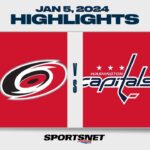 NHL Highlights | Hurricanes vs. Capitals - January 5, 2023