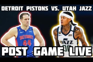 Utah Jazz vs Detroit Pistons Post Game