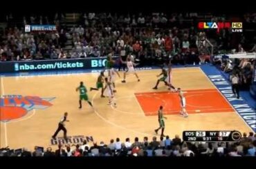 J.R. Smith & Steve Novak  3-point contest  vs Boston Celtics (17.04.12)