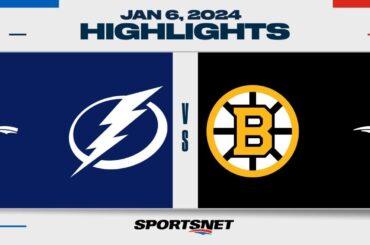 NHL Highlights | Lightning vs. Bruins - January 6, 2024