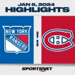 NHL Highlights | Rangers vs. Canadiens - January 6, 2024