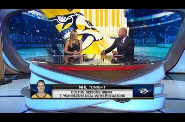 NHL Tonight:  Predators sign Sissons to seven-year contract  Jul 23,  2019