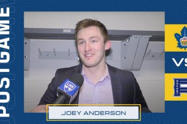 Joey Anderson Post Game | Toronto Marlies at Laval Rocket | April 22, 2022