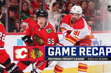 Flames @ Blackhawks 1/7 | NHL Highlights 2024