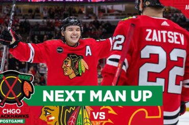 Colin Blackwell and the Chicago Blackhawks WIN First Game Without Bedard | CHGO Blackhawks Postgame