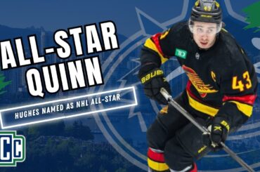QUINN HUGHES NAMED TO NHL ALL-STAR GAME