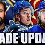 HUGE CANUCKS TRADE UPDATE: NEW TARGETS REVEALED + ANDREI KUZMENKO RUMOURS (Tanev, Jordan Greenway)