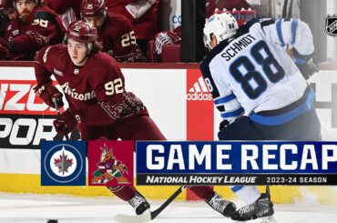 Jets @ Coyotes  1/7 | NHL Highlights 2024