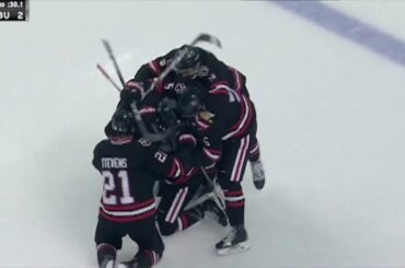 Northeastern Canucks prospect Adam Gaudette's Beanpot hat trick