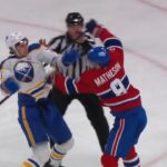 Dylan Cozens Upsets Mike Matheson