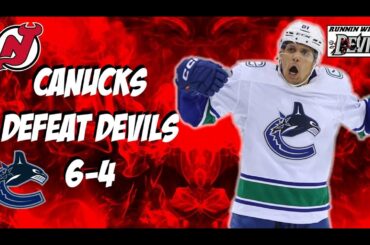 NJ Devils Fall To Canucks 6-4