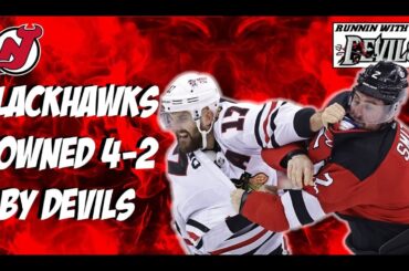 NJ Devils Down Blackhawks 4-2