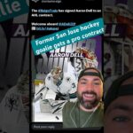 San Jose ex-goalie Aaron Dell signs a contract with the AHL Ontario Reign