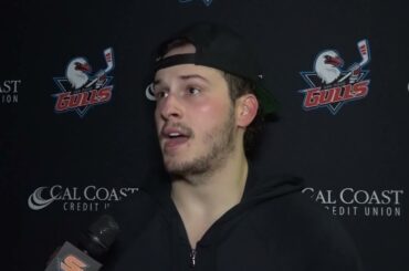 Gulls Postgame - Jacob Perreault - 11.18 vs. Grand Rapids