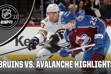 Boston Bruins vs. Colorado Avalanche | Full Game Highlights