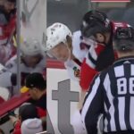 Scrum Ensues After Nathan Bastian Hits Ryan Donato