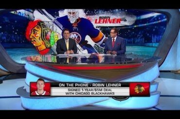 NHL Tonight:  Robin Lehner on his one - year deal with Blackhawks  Jul 3,  2019