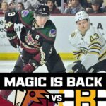 Nick Schmaltz wins it in OT to snap Arizona Coyotes losing skid versus Boston Bruins