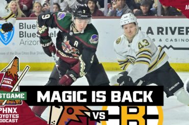 Nick Schmaltz wins it in OT to snap Arizona Coyotes losing skid versus Boston Bruins