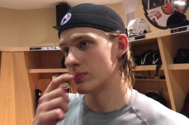 Oskar Lindblom Interview  | Phantoms-Penguins 12/6/17
