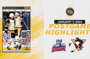 POSTGAME HIGHLIGHTS:  January 7, 2024