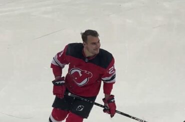 Timo Meier NJ Devils Stickhandling During Warmups 12/19 #njdevils