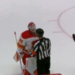 Casey Cizikas trips Jacob Markstrom, a breakdown