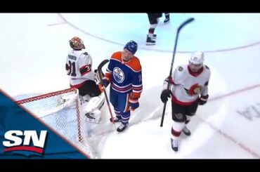 Oilers' Zach Hyman Records His Third Hat Trick Of The Season, Fourth Of His Career Against Senators