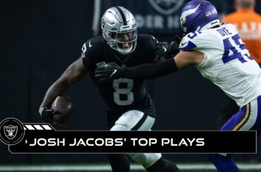 Josh Jacobs’ Top Plays From the 2023 Season | Highlights | Raiders