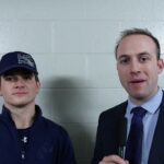 STEELHEADS POST GAME: Liam Ham After Scoring His First Goal As A Steelhead December 7th 2018
