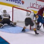 Avalanche's Mikko Rantanen Sends No Look Through The Legs Pass To Valeri Nichushkin For A Tap In