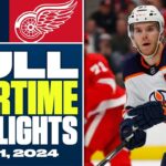 Edmonton Oilers at Detroit Red Wings | FULL Overtime Highlights - January 11, 2024