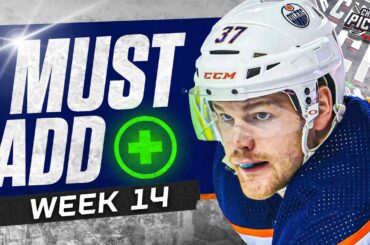 Must Add Players + Streamers | Week 14 | Fantasy Hockey 2023 | Cherry Pickin'