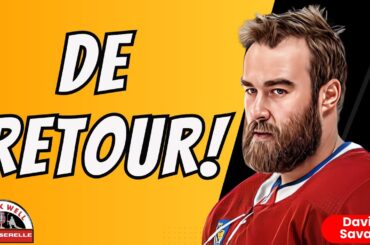Canadiens: Retour de David Savard